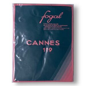 Fogal Cannes 119 Pantyhose Ultra Sheer Hosiery Vintage NIP